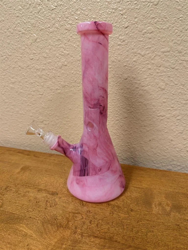 Pink Glass Bong Med