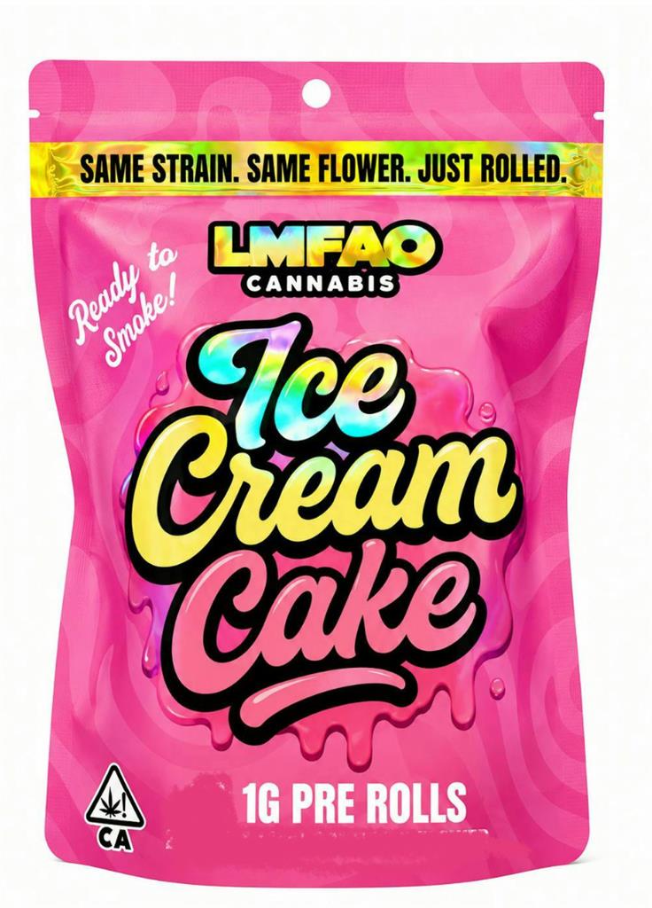 LMFAO-14pk 1g Pre Rolls- Ice Cream Cake