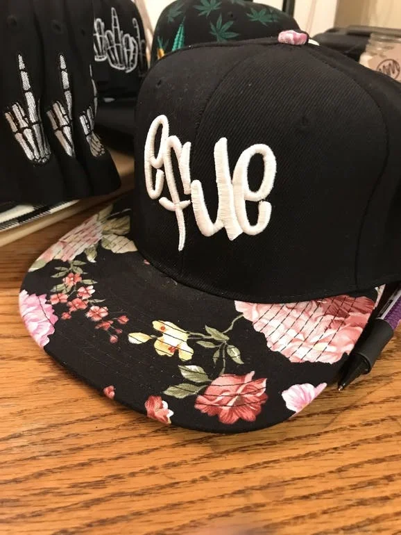 Pink Floral Hat